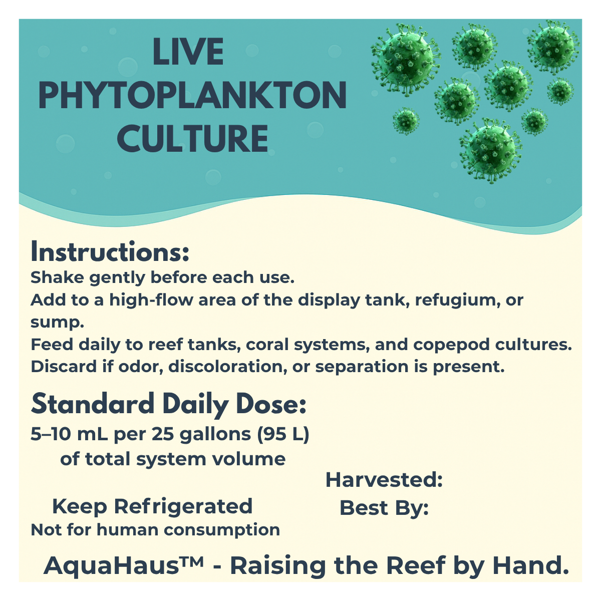 AquaHaus Nannochloropsis Phytoplankton