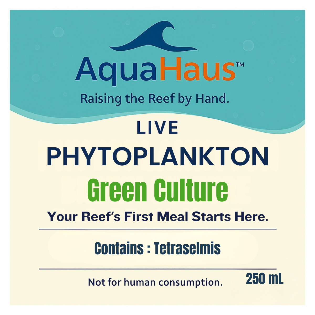 AquaHaus Tetraselmis Phytoplankton