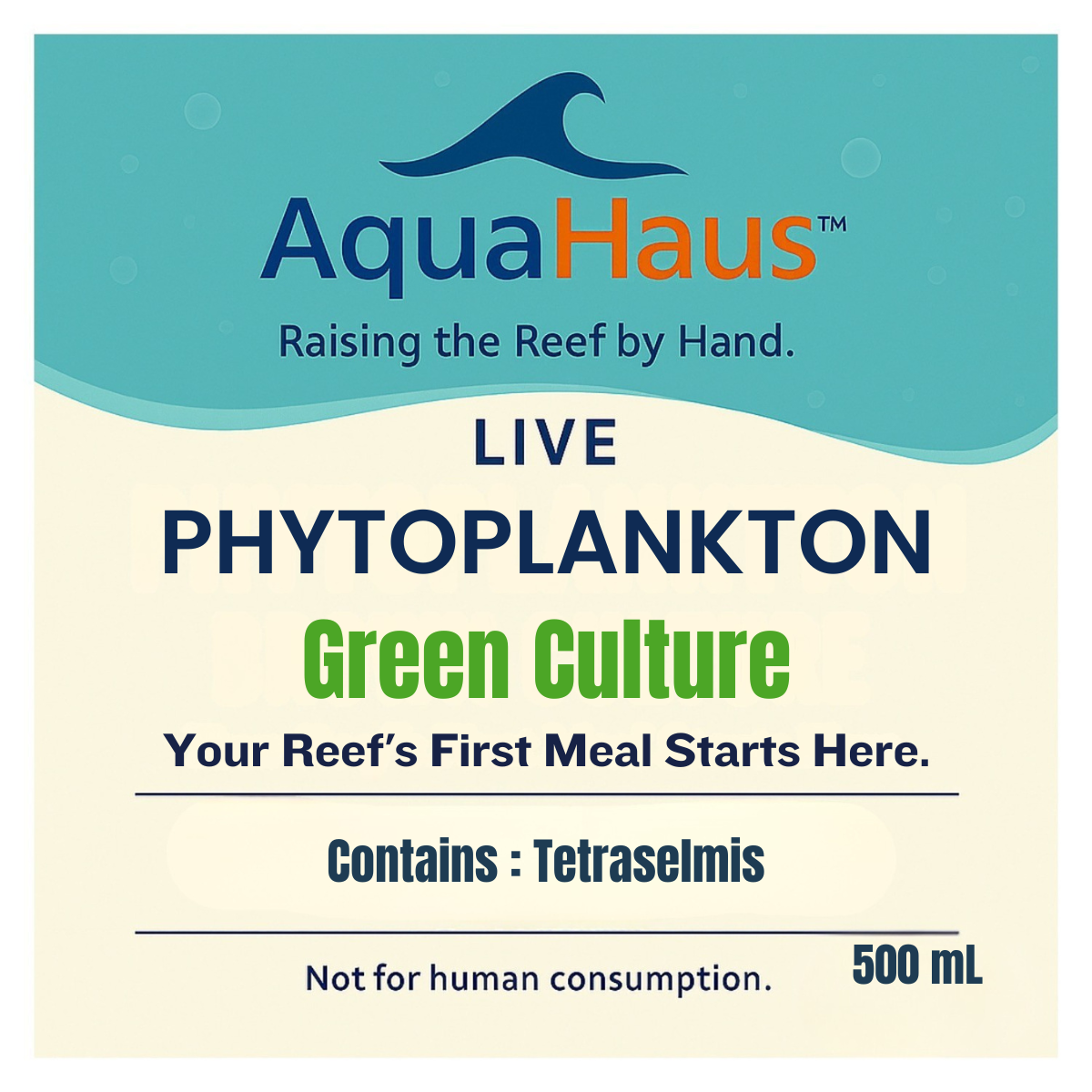 AquaHaus Tetraselmis Phytoplankton